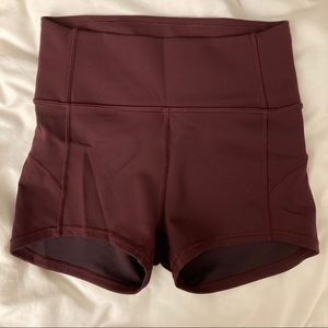 In Movement Shorts | Size 4 | Lululemon | Dark Adobe